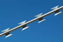 The razor wire is made of wire with a diameter of 3.2 mm